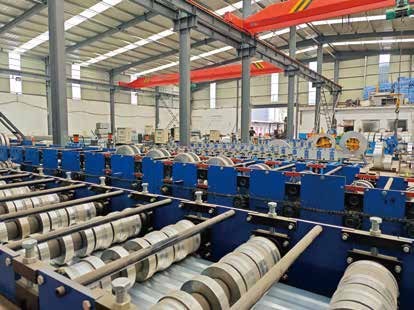 Steel processing line · Reference photo