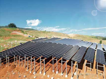 Fixed ground solar application · Reference photo
