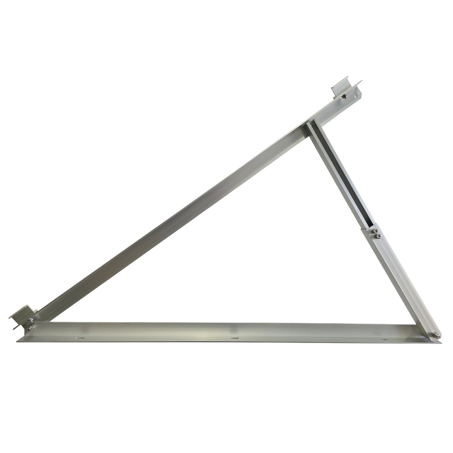 Alternative triangle support shown from the side, reference image